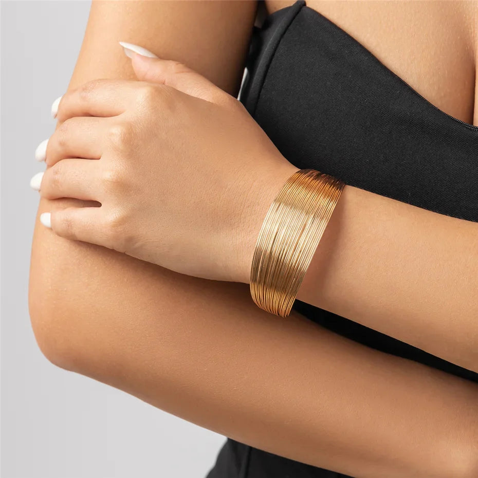 Bracelet multi-brins en or