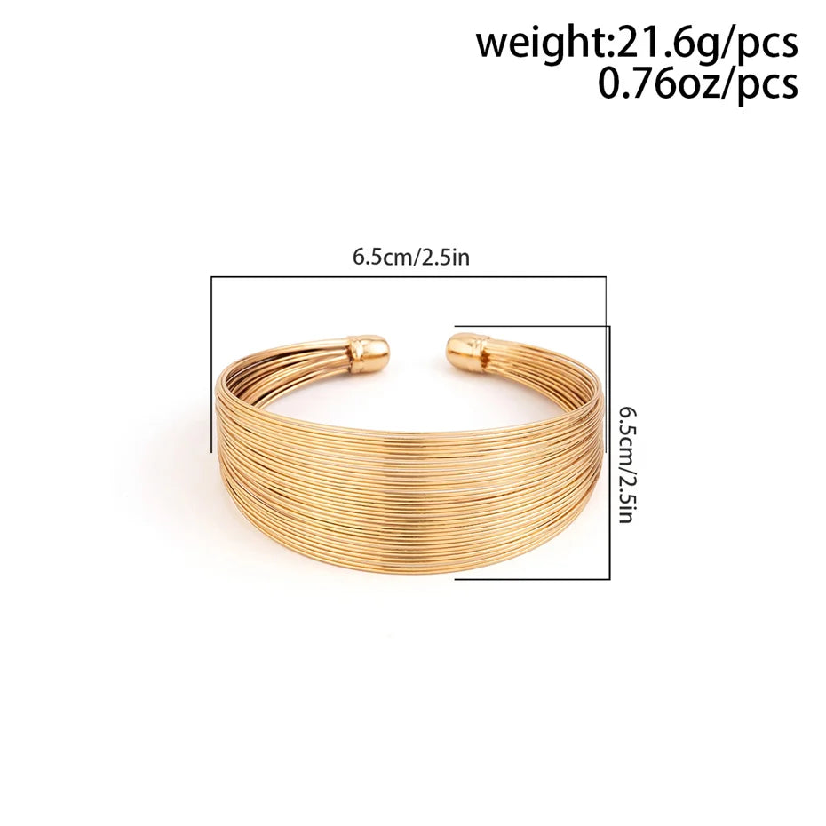 Bracelet multi-brins en or