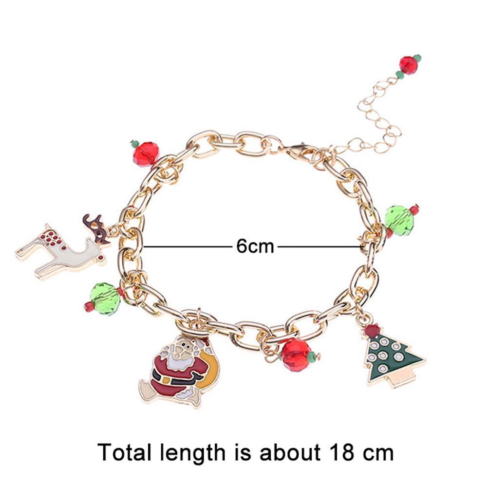 Bracelet Charme Décorations de Noël
