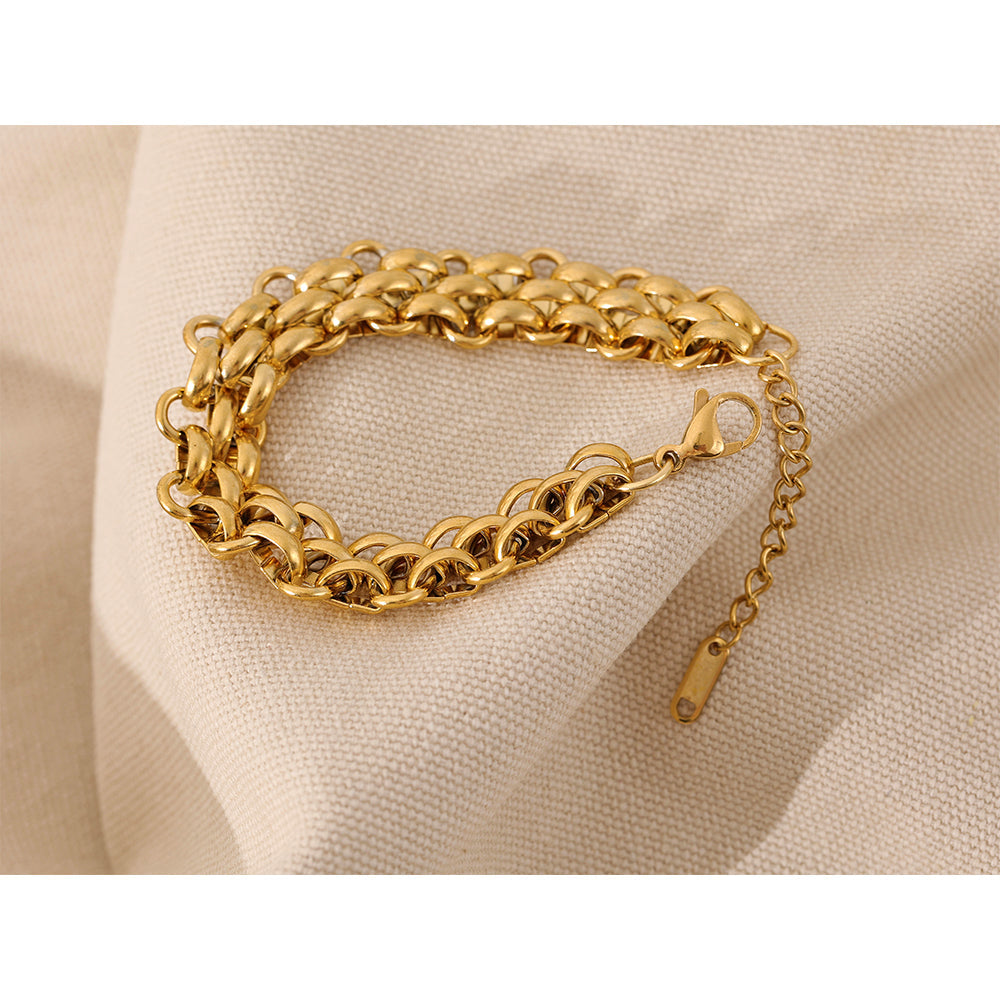 Stil Wickel | Bracelet Charme Ajustable avec Chaîne