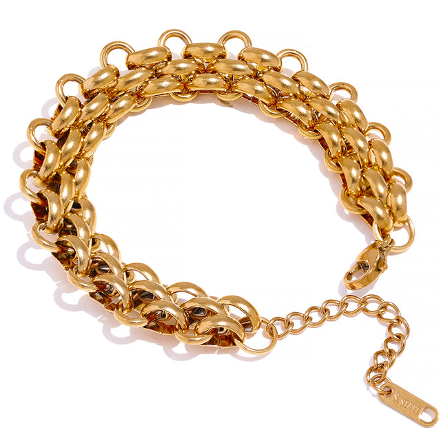 Stil Wickel | Bracelet Charme Ajustable avec Chaîne