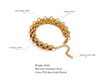 Stil Wickel | Bracelet Charme Ajustable avec Chaîne