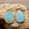 Boucles d'oreilles Amazonite Tropicale - Amara