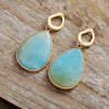 Boucles d'oreilles Amazonite Tropicale - Amara