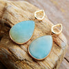 Boucles d'oreilles Amazonite Tropicale - Amara