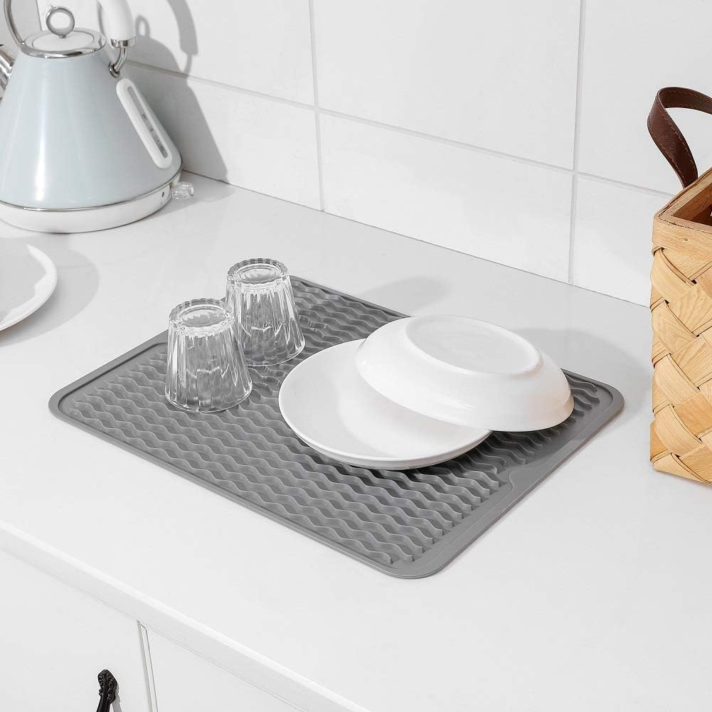 Tapis de séchage en silicone écologique - Polyvalent et résistant à la chaleur