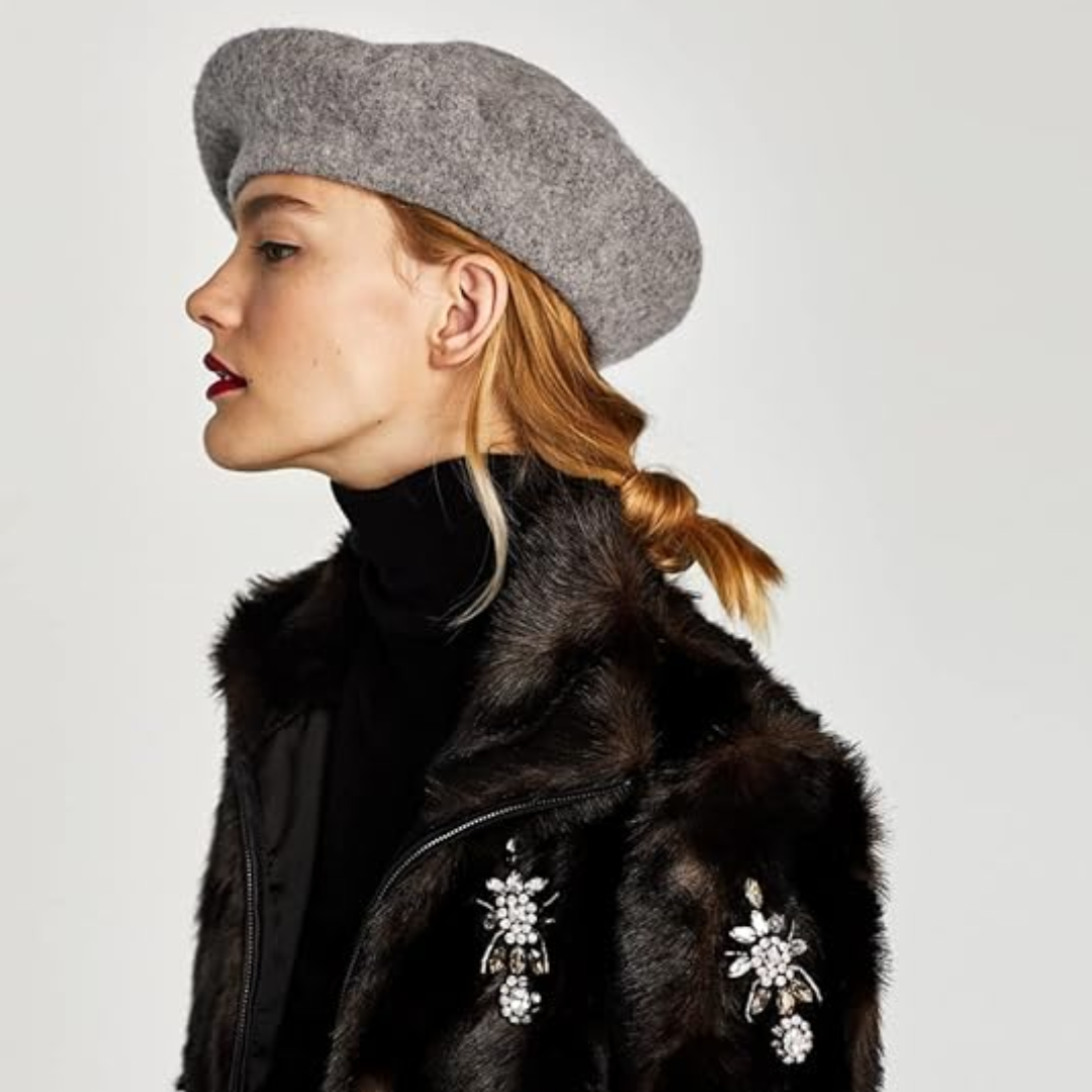 Béret en Laine Français Classique – Evelyne