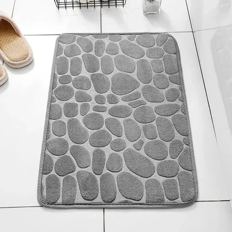 Tapis Antidérapant en Mousse à Mémoire & Tapis de Salon – Design Velours Imprimé