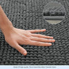 Tapis de douche d'angle antidérapant en forme de L - Evelyn