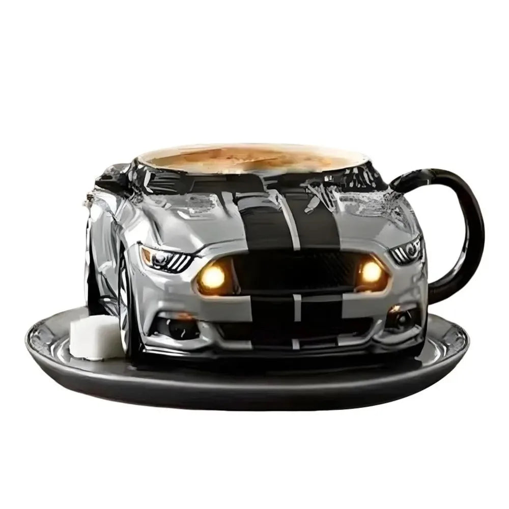 Tasse en forme de voiture – Tasse à café créative 3D pour les amateurs de maison, bureau et automobile