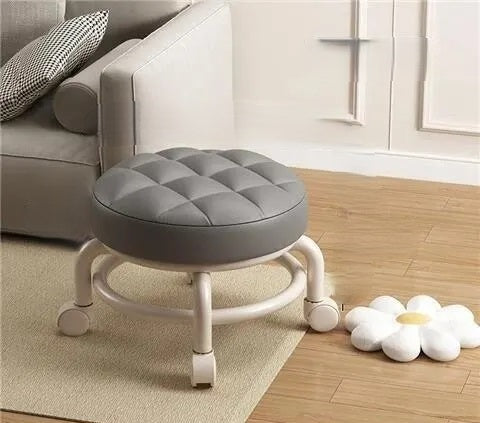 Tabouret Bas Roulant Multi-Fonctionnel – Siège Universel avec Roues pour Changer de Chaussures et Plus