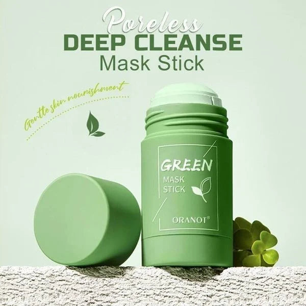 Bâton de Masque au Thé Vert - Masque Visage Purifiant & Hydratant