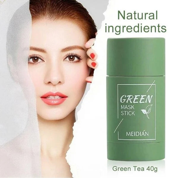 Bâton de Masque au Thé Vert - Masque Visage Purifiant & Hydratant