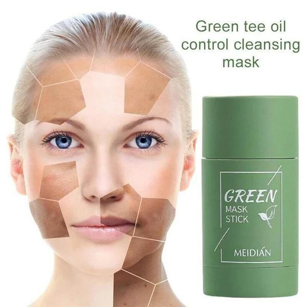 Bâton de Masque au Thé Vert - Masque Visage Purifiant & Hydratant