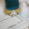 Bague de beauté en péridot vert frais