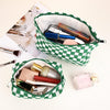Trousse de Maquillage à Carreaux Indispensable