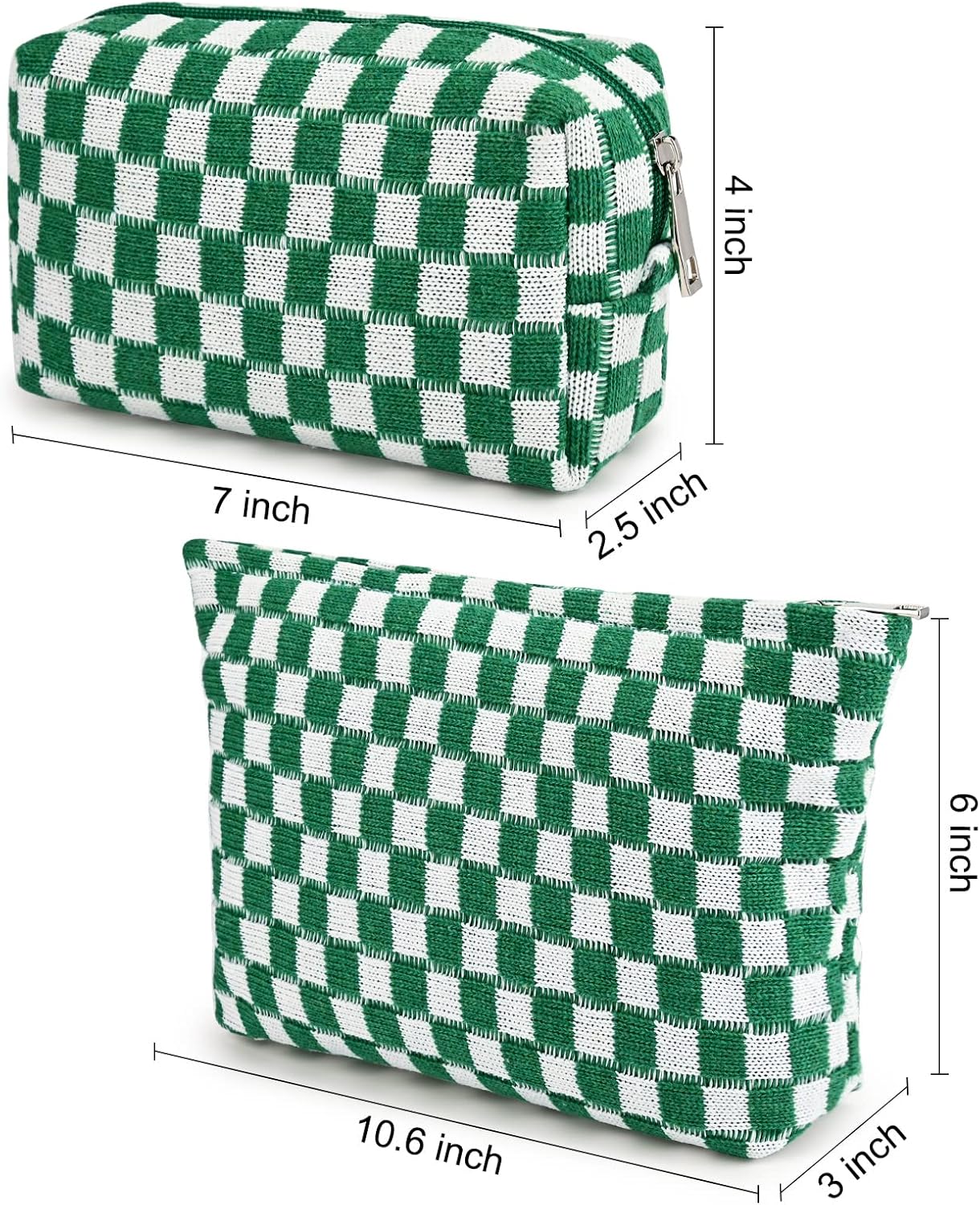 Trousse de Maquillage à Carreaux Indispensable
