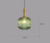 Suspension en verre rétro – ColorVibe