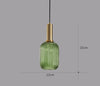 Suspension en verre rétro – ColorVibe