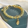 Bracelet en Jade Feuille