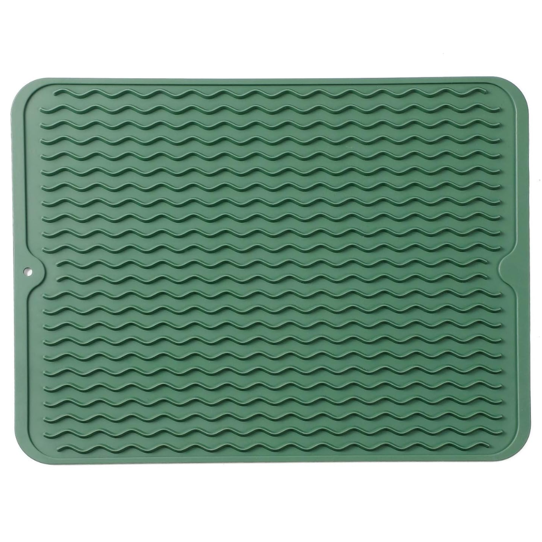Tapis de séchage en silicone écologique - Polyvalent et résistant à la chaleur
