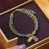 Bracelet en jade Hetien avec accent doré
