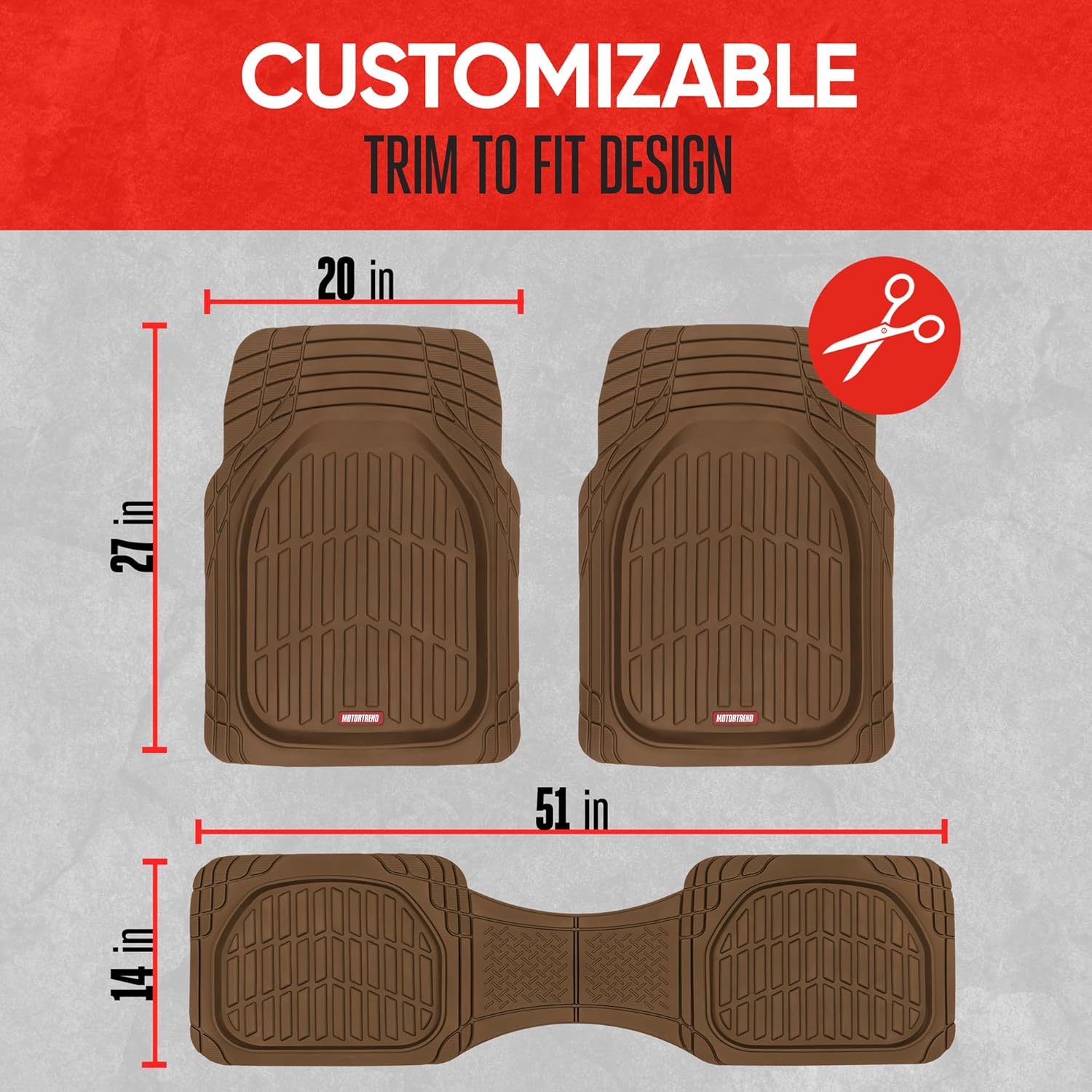 Tapis de voiture flexibles