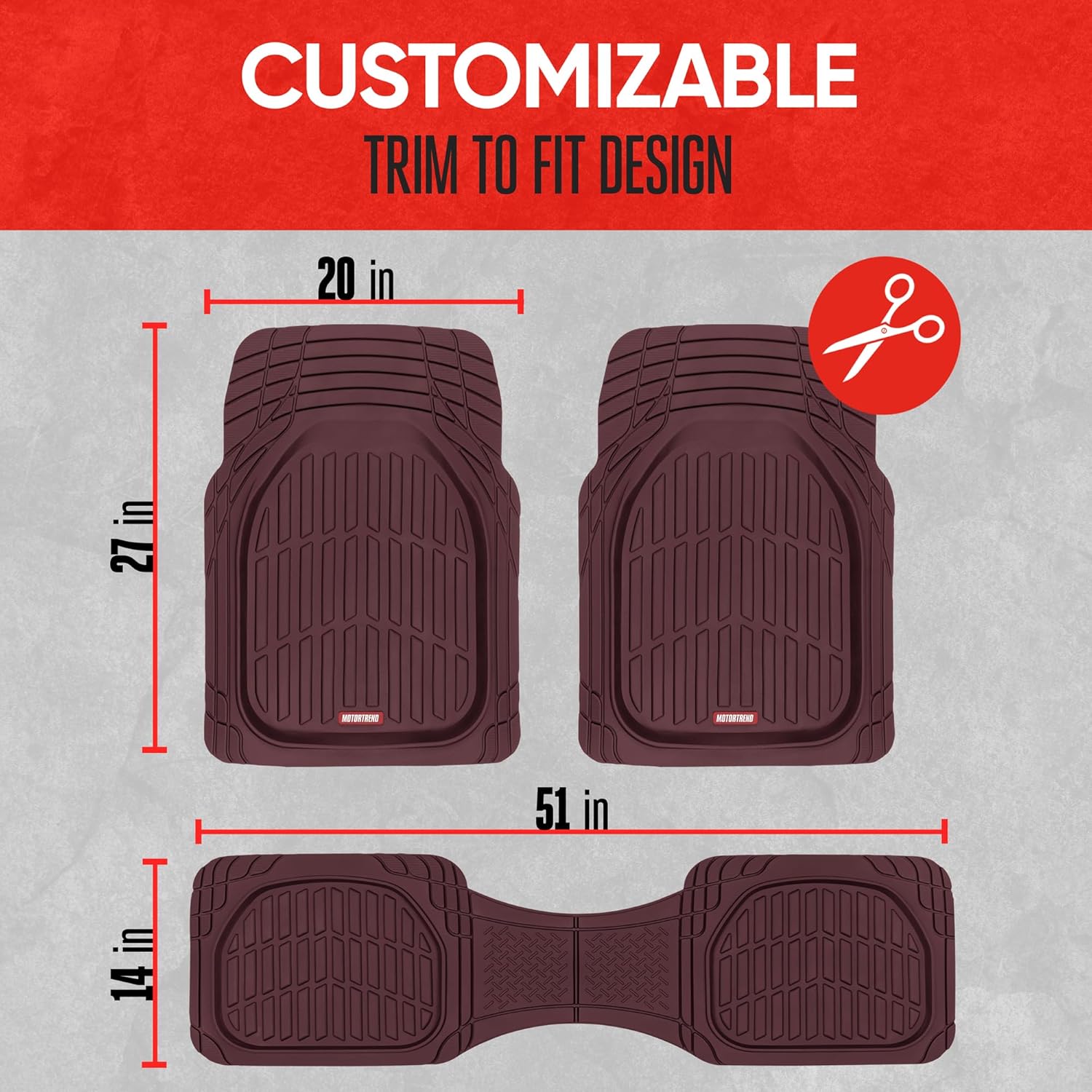 Tapis de voiture flexibles