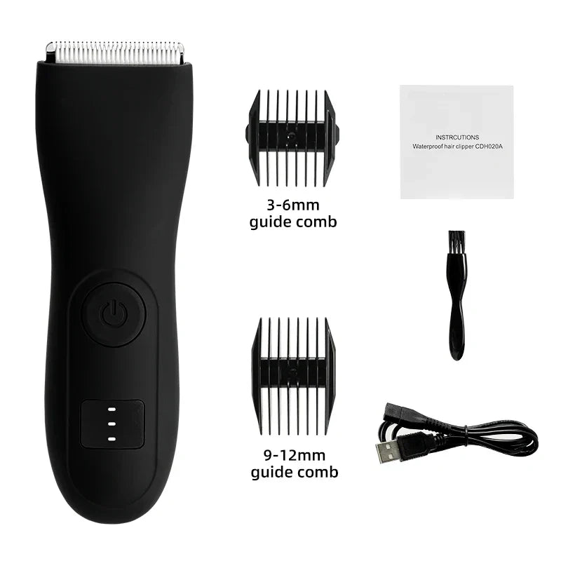 Tondeuse à cheveux corporels pour hommes et rasoir pour femmes avec tondeuse bikini et intime
