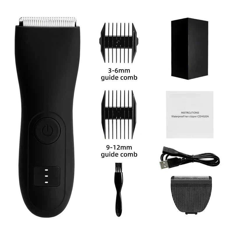 Tondeuse à cheveux corporels pour hommes et rasoir pour femmes avec tondeuse bikini et intime