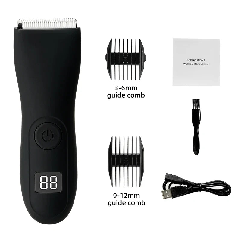 Tondeuse à cheveux corporels pour hommes et rasoir pour femmes avec tondeuse bikini et intime