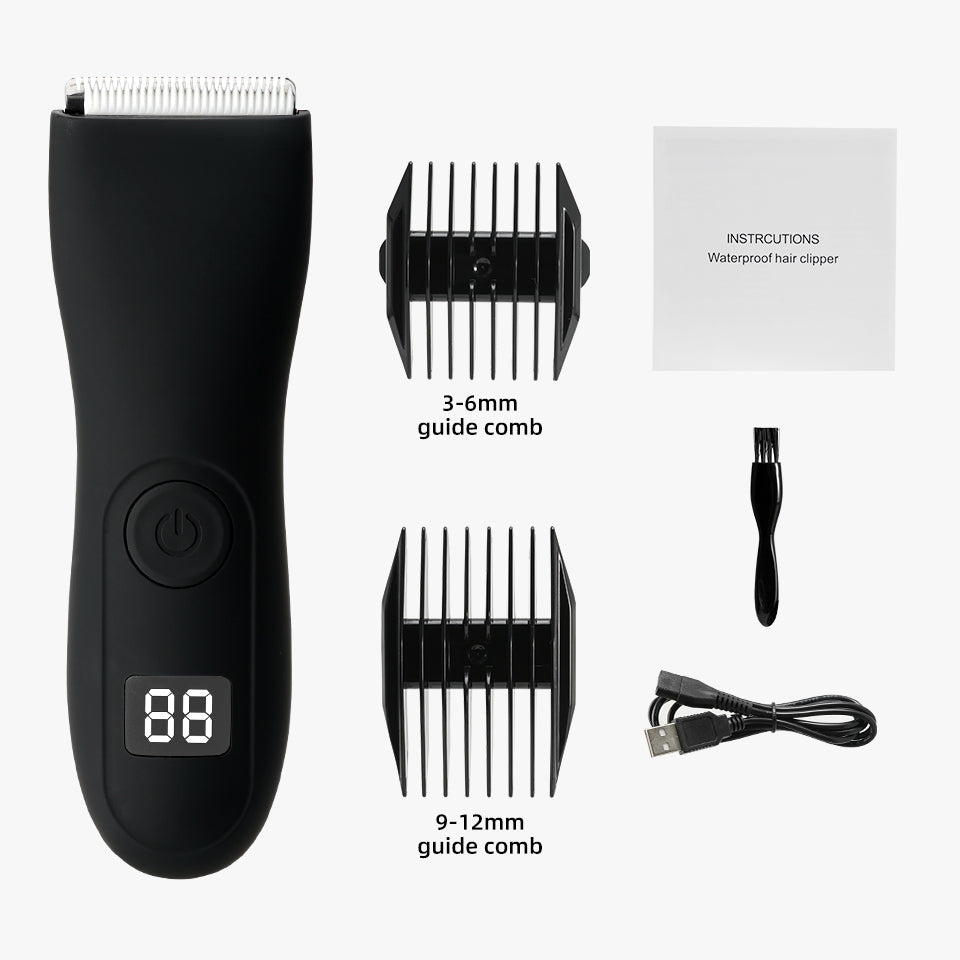 Tondeuse à cheveux corporels pour hommes et rasoir pour femmes avec tondeuse bikini et intime