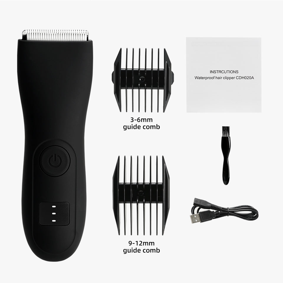 Tondeuse à cheveux corporels pour hommes et rasoir pour femmes avec tondeuse bikini et intime