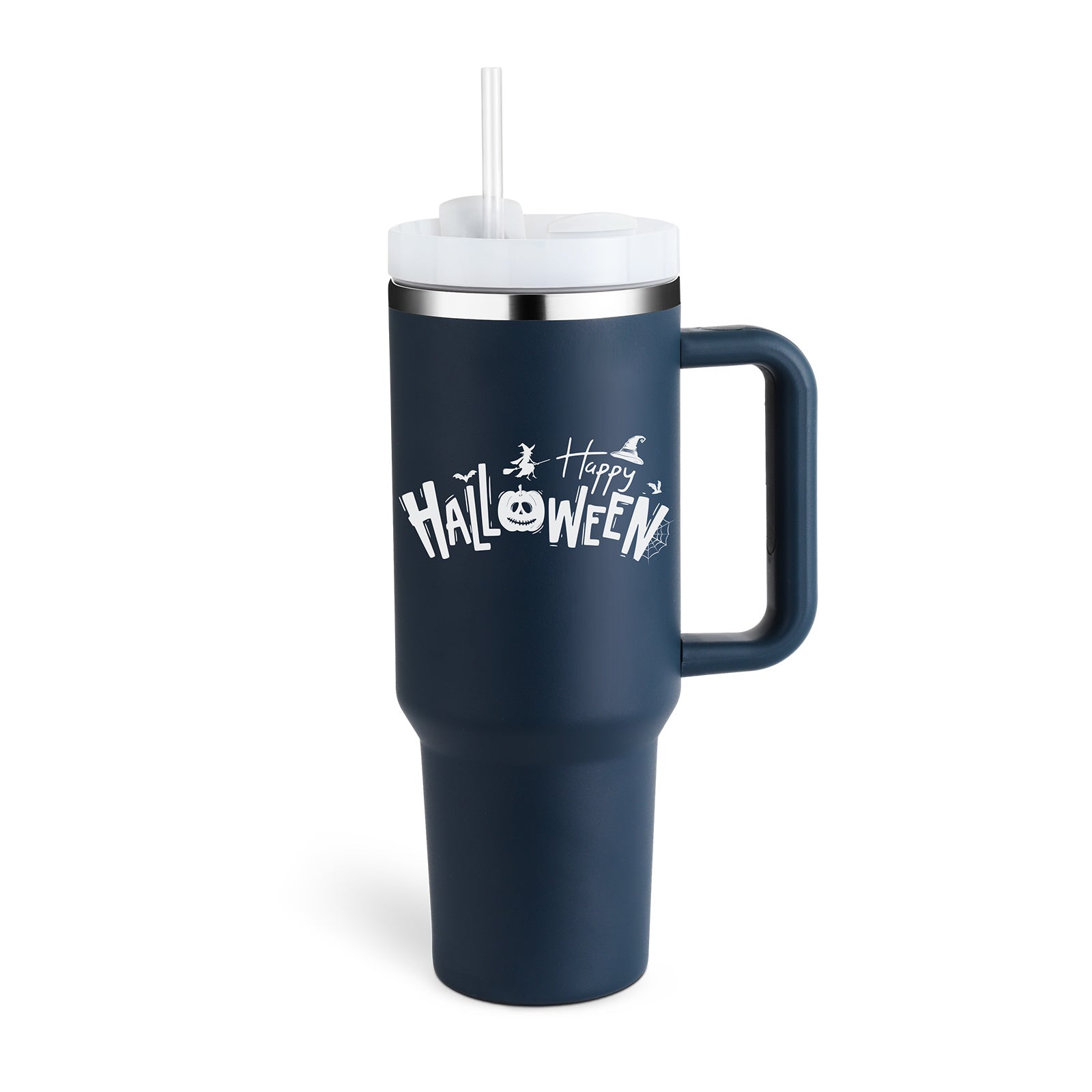 Tasse isolante avec poignée et paille - ChillMate