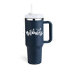 Tasse isolante avec poignée et paille - ChillMate