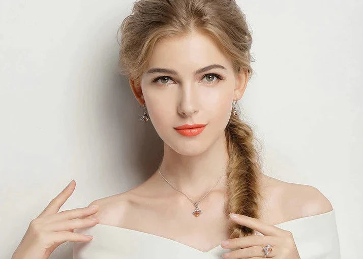 Boucles d'oreilles goutte avec cristal de reine des abeilles