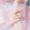 Bague en pierre de lune ajustable