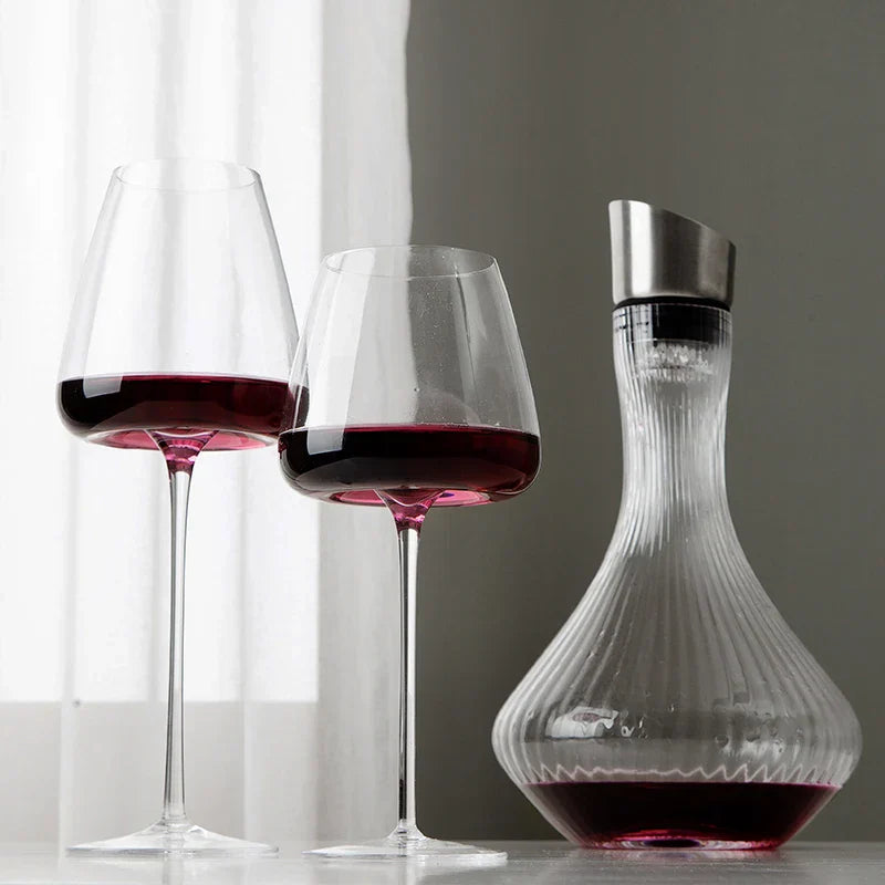 Verres à Vin en Cristal | LuxeSip | Élégance Artisanale