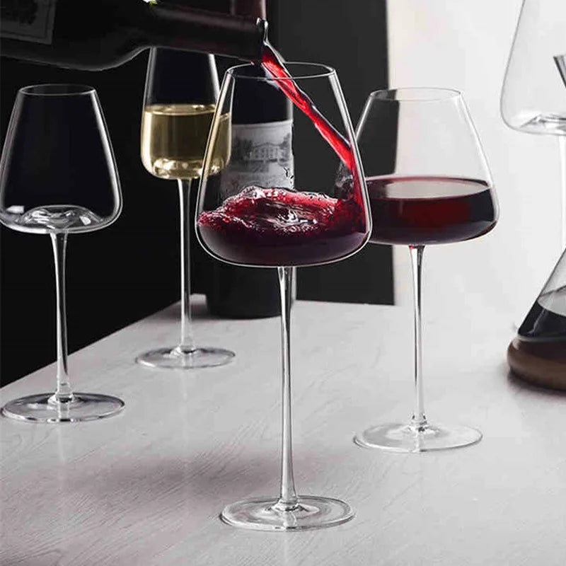 Verres à Vin en Cristal | LuxeSip | Élégance Artisanale