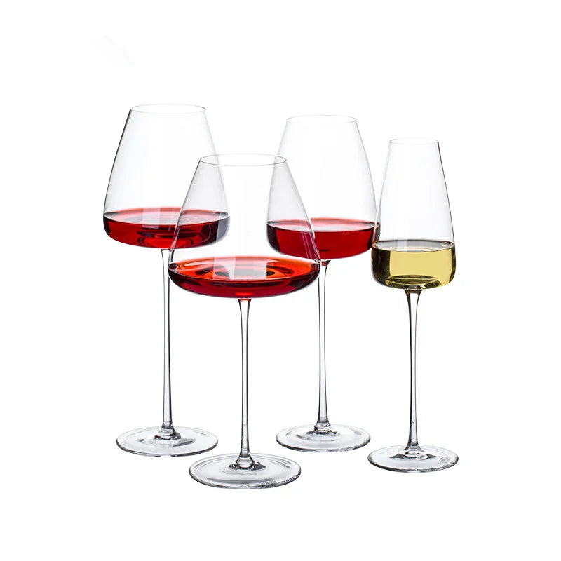 Verres à Vin en Cristal | LuxeSip | Élégance Artisanale