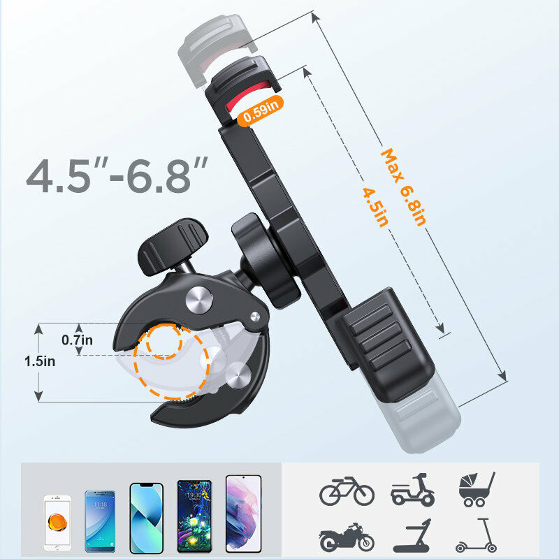 Support de smartphone pour vélo robuste – SecureGrip