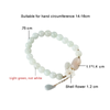 Bracelet en jade et agate