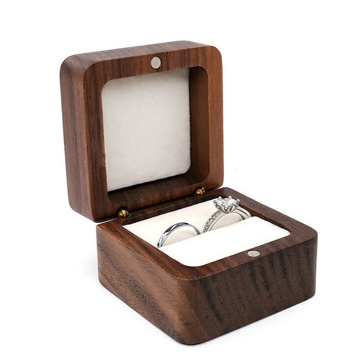 Boîte à bijoux mini en bois de luxe