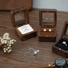 Boîte à bijoux mini en bois de luxe