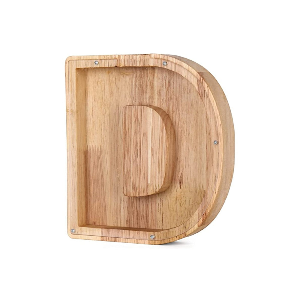 Tirelire Alphabet en Bois - LetterSaver