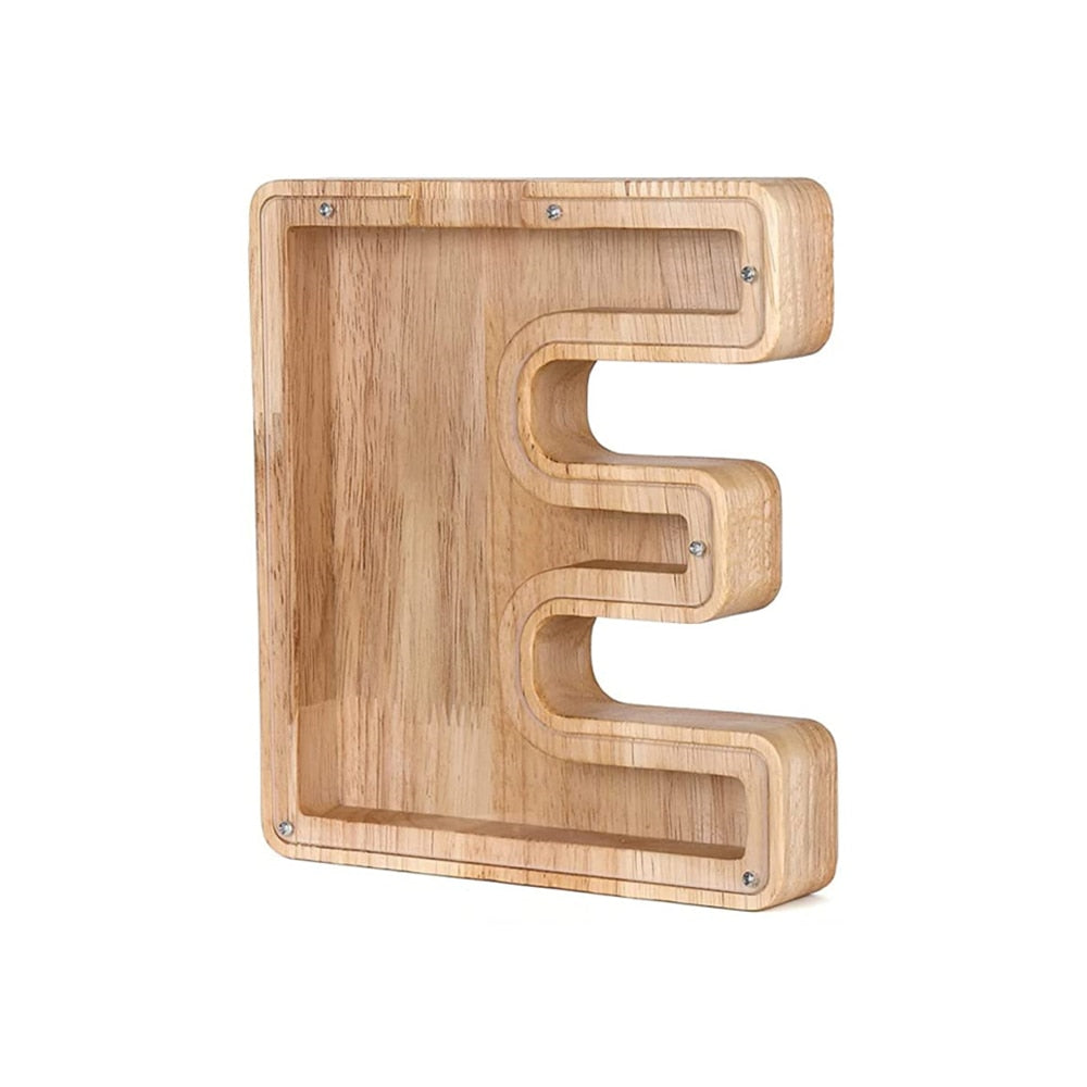 Tirelire Alphabet en Bois - LetterSaver