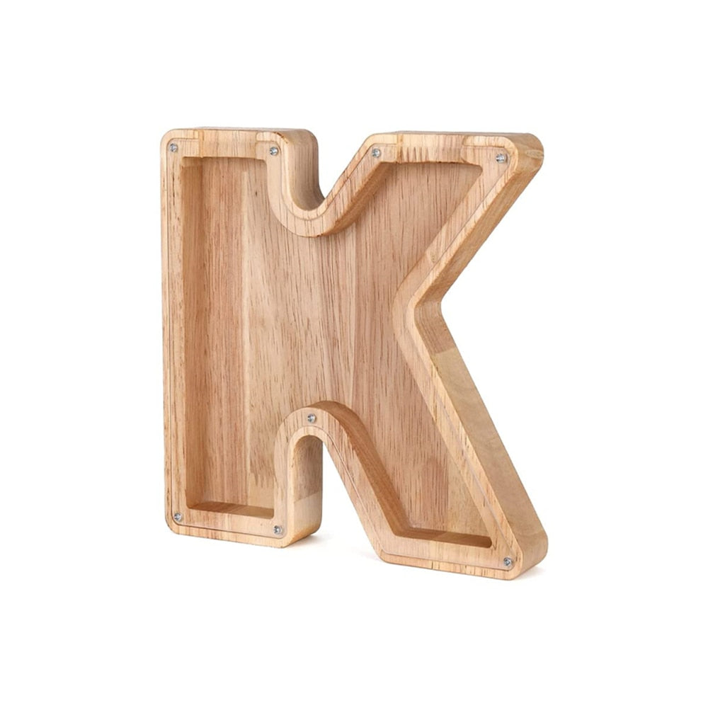 Tirelire Alphabet en Bois - LetterSaver