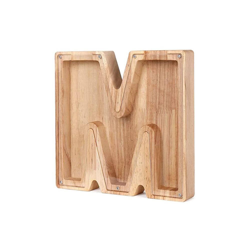 Tirelire Alphabet en Bois - LetterSaver