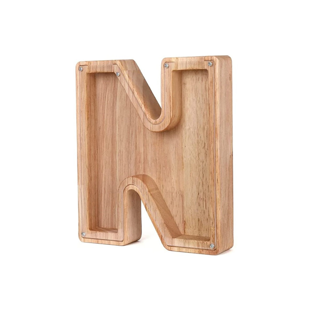 Tirelire Alphabet en Bois - LetterSaver