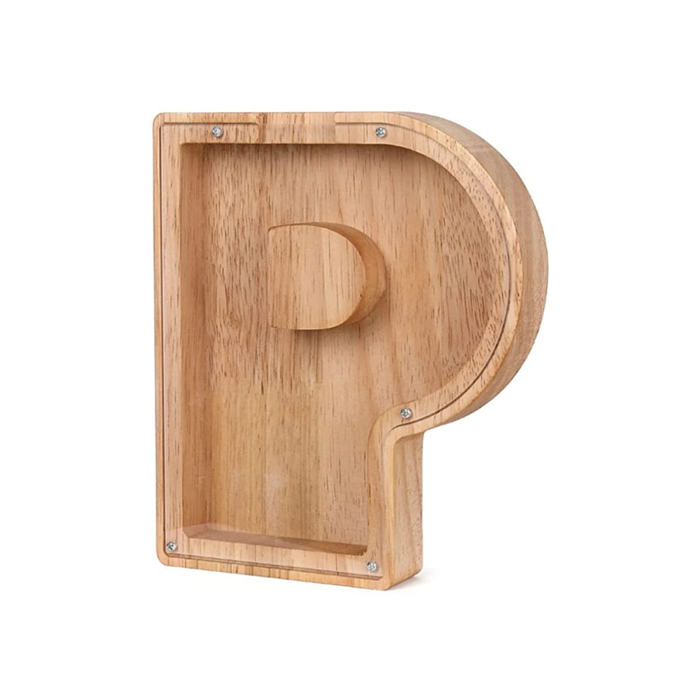 Tirelire Alphabet en Bois - LetterSaver